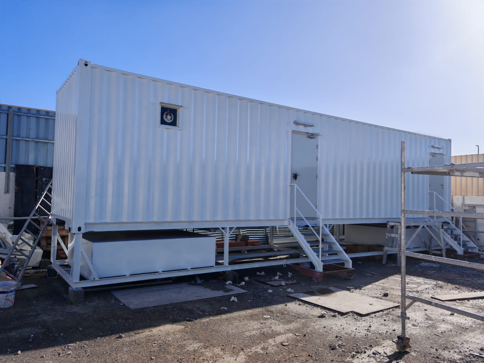 ADNOC approved modified container and ablution block